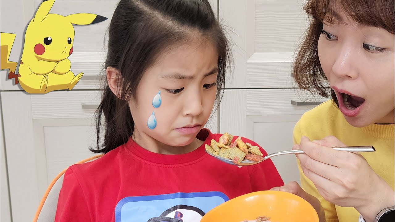 포켓몬 빵을 못 구했다고? 서은이의 포켓몬 첵스초코 피카츄 카드 시리얼 이야기 Pokemon Bread and Serial