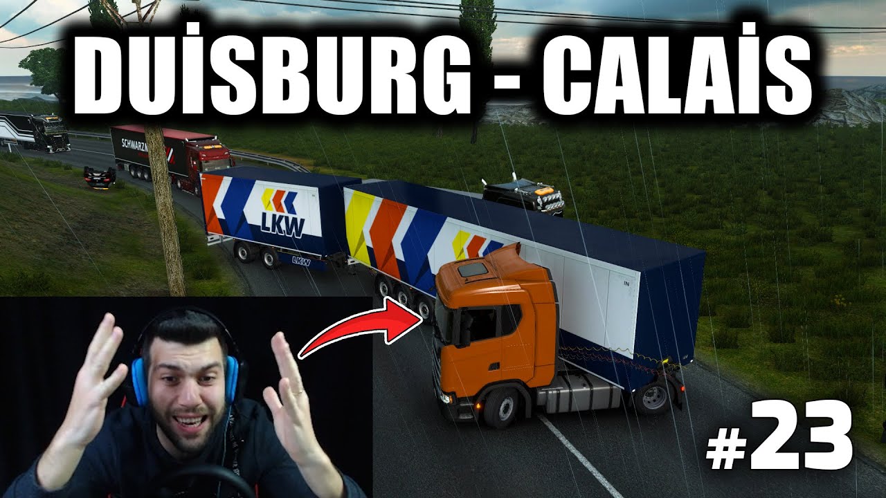 DELİRDİM !! FENA KAZA OLDU // YAĞMURLU HAVADA ÇİFT DORSE !! SIFIRDAN BAŞLAMAK | TRUCKERSMP | ETS2MP