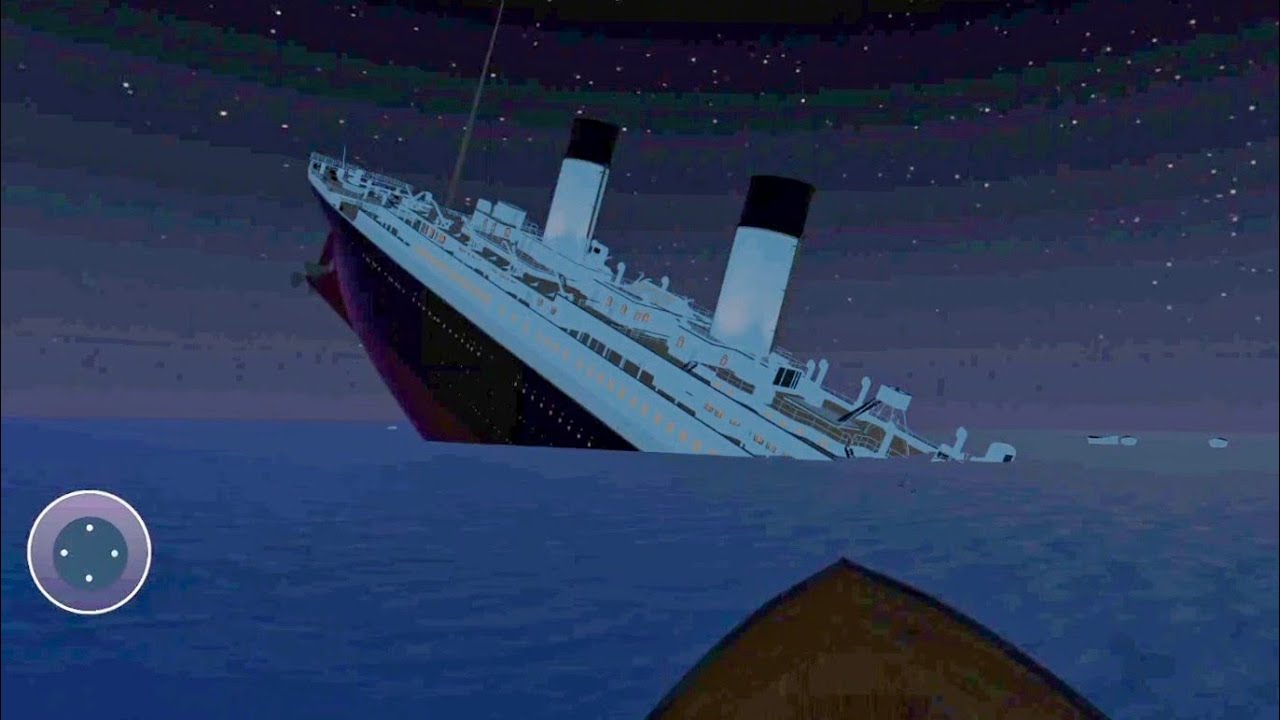 LIFEBOAT POV : TITANIC SINKING!!!! - Titanic 4D Simulator