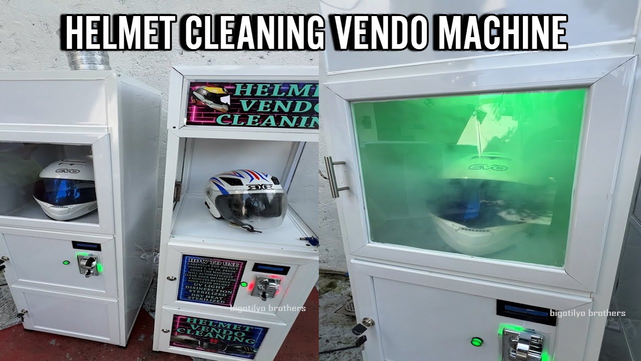 MotoFresh Ang Helmet Cleaning Vendo Machine Para Sa Amoy Anghit Mong Helmet