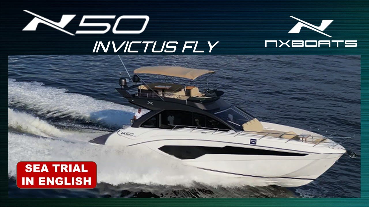 NX 50 Invictus Fly: Sea Trial during Rio Boat Show (ENGLISH)