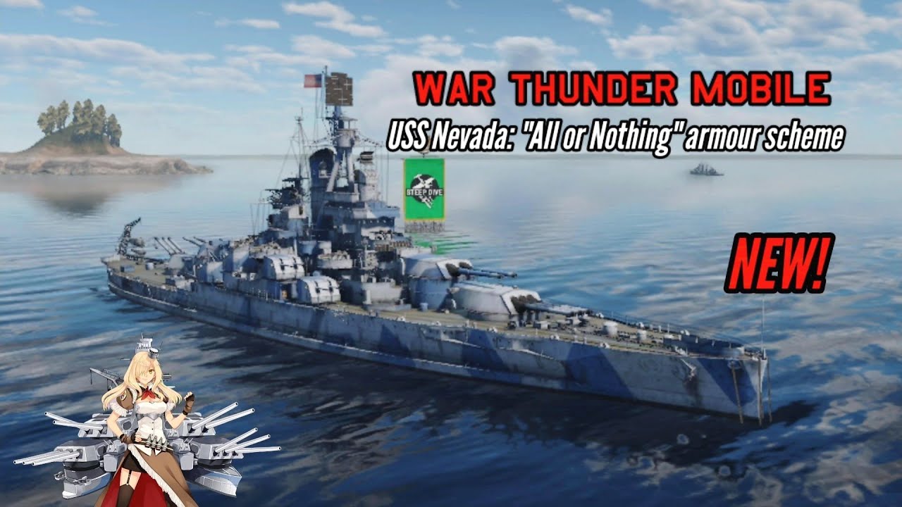NEW! USS Nevada gameplay: The 1st US battleship with 