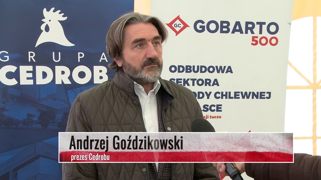 Andrzej Goździkowski, prezes Cedrobu: Program Gobarto 500 to 500 ferm trzody chlewnej