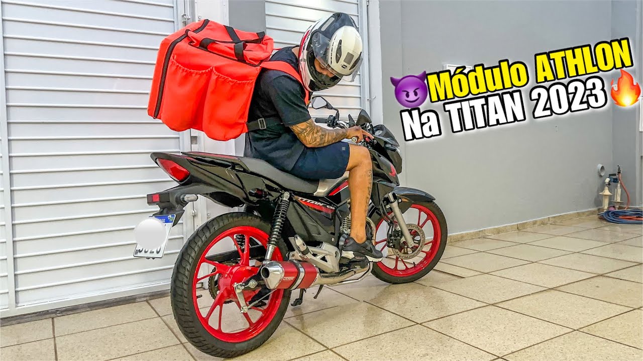 FUI PRAS ENTREGAS COM A TITAN 160 TWO STEP ATHLON ATIVADO