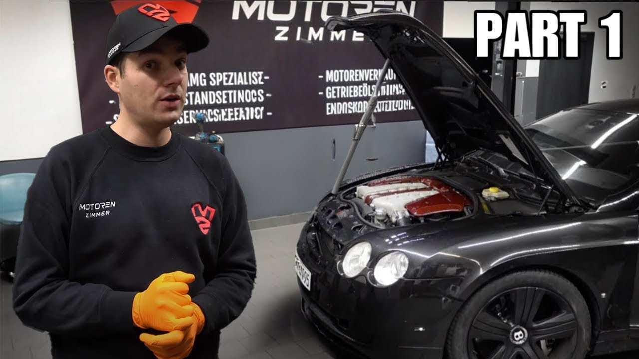 Motoren Experte sucht an meinem Bentley Mansory nach dem Leistungsverlust (Motor stottert)