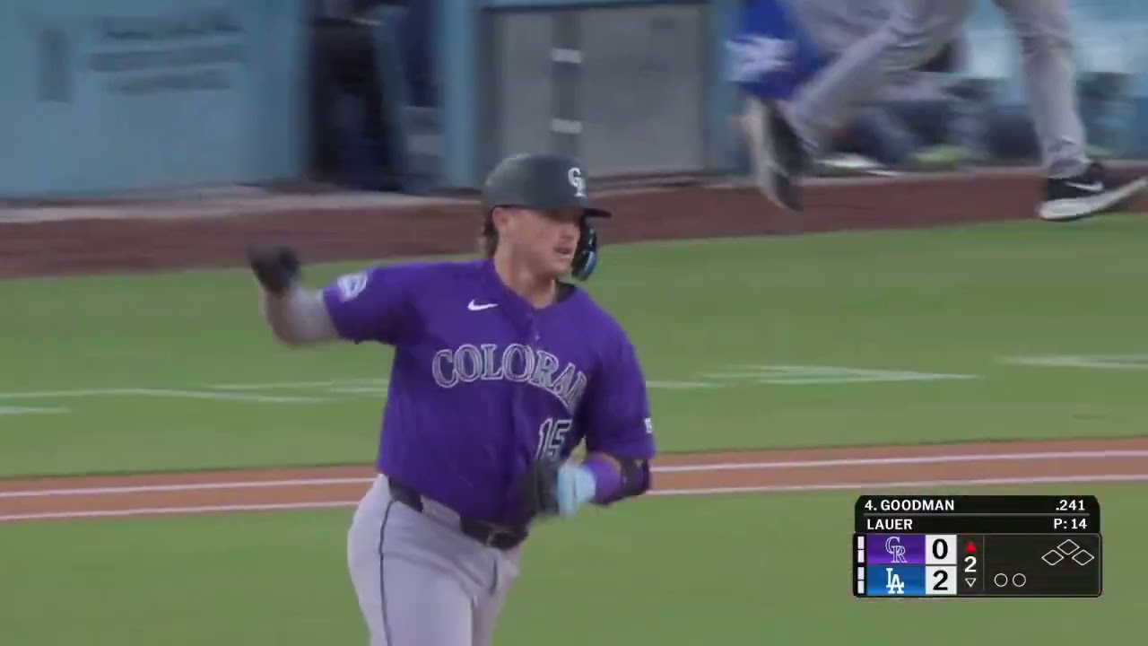 Hunter Goodman's 12th home run of the 2026 season