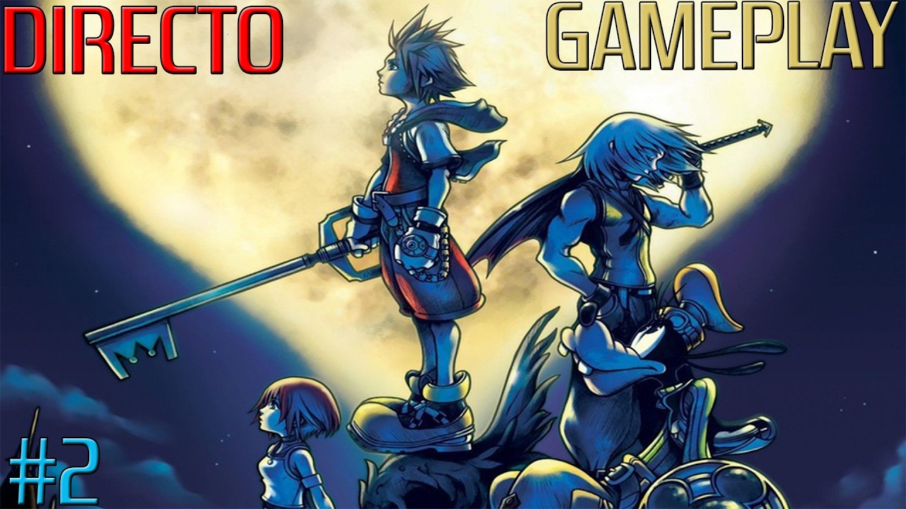 Kingdom Hearts - Gameplay #2 - Playstation 2 - Directo - (Sin Comentar)