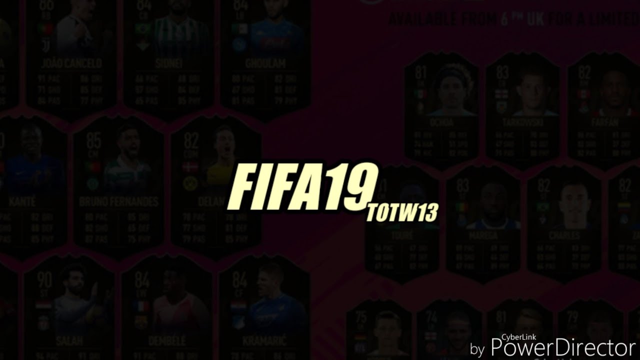 FIFA 19 TEAM OF THE WEEK 13 FULL LIST | FIFA 19 TOTW | 12.12.2018