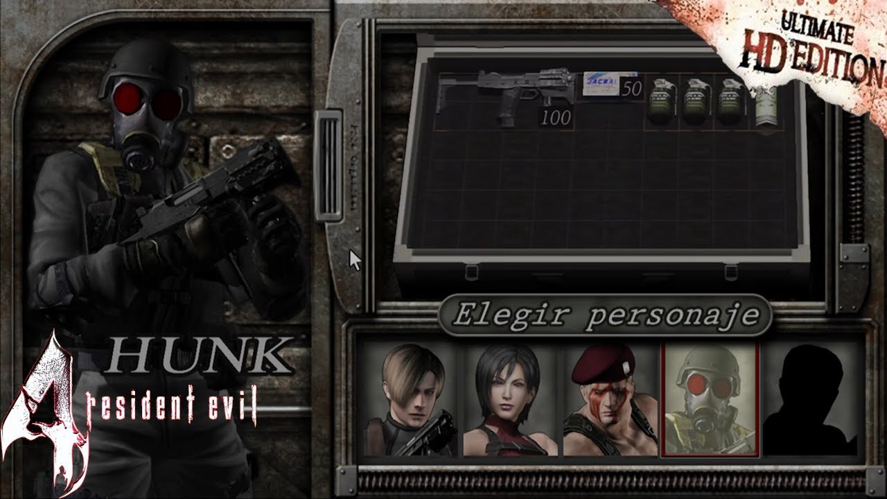 Resident Evil 4 HD Edition The Mercenaries Hunk El Pueblo 5 Estrella