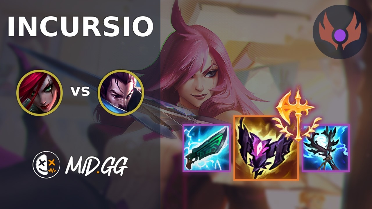 MID.GG: [ Incursio ] Katarina MID vs Yasuo | OCE MASTER | LOL Season 2026