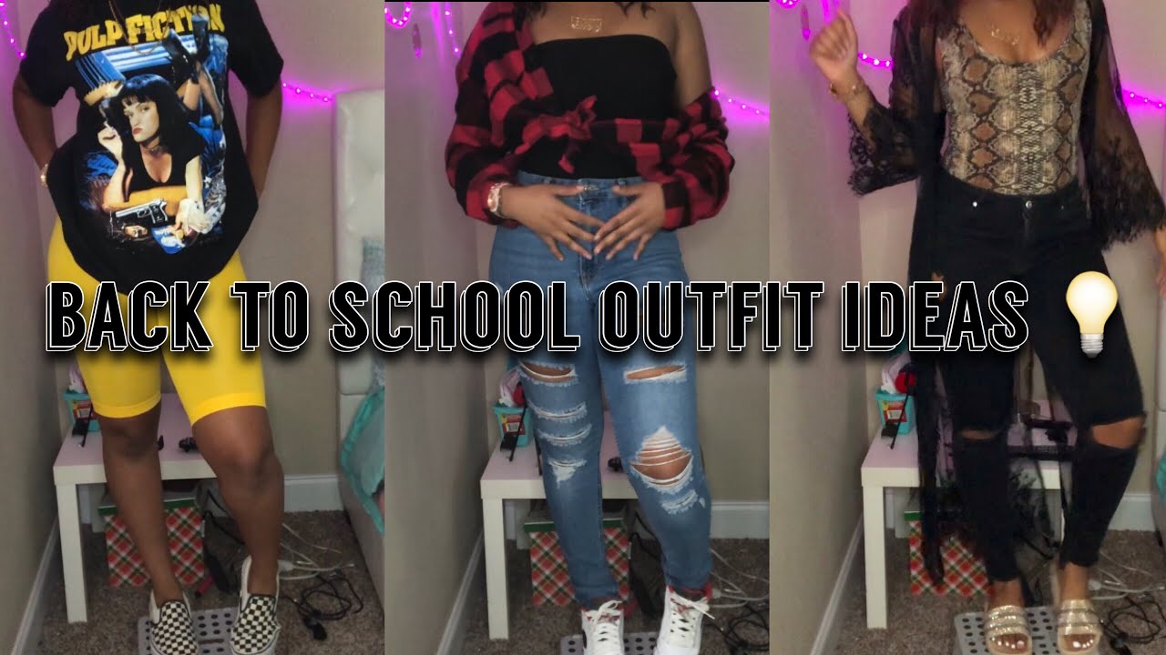 BACK TO SCHOOL OUTFIT IDEAS 2019| COMFY & AFFORDABLE $🛍