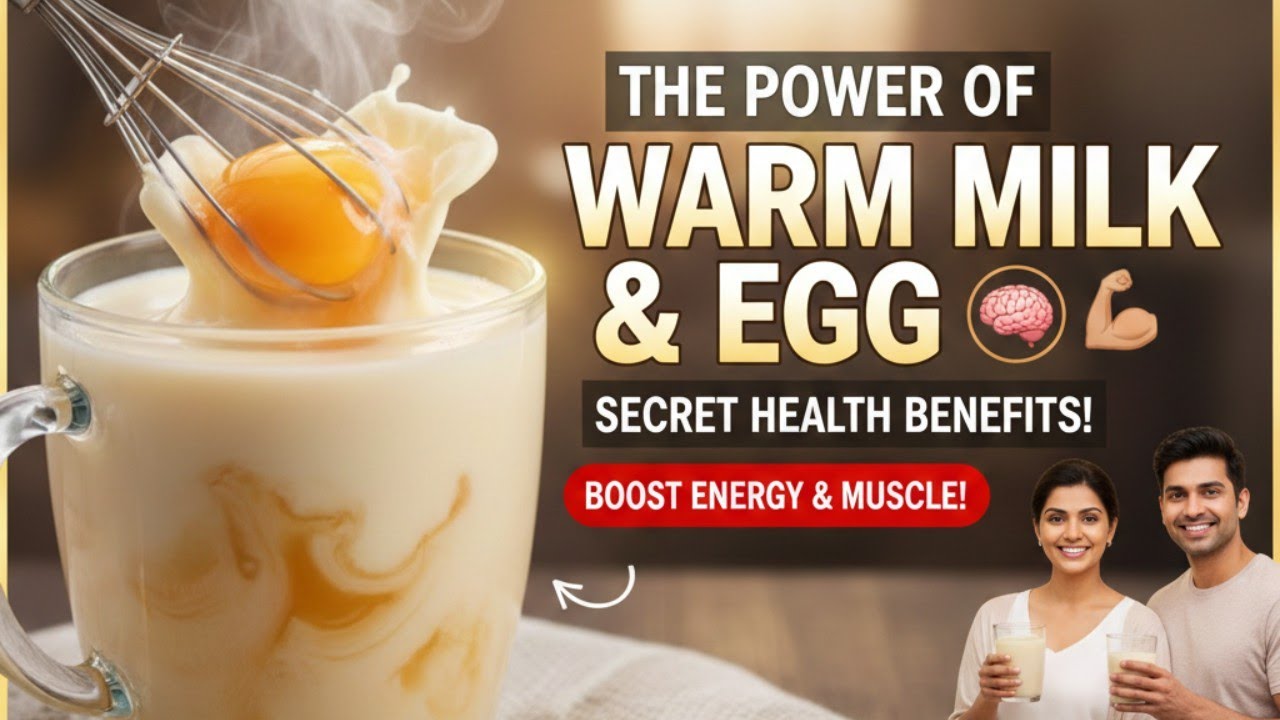 ​Drinking Raw Egg in Warm Milk: Secret Benefits for Strength and Energy