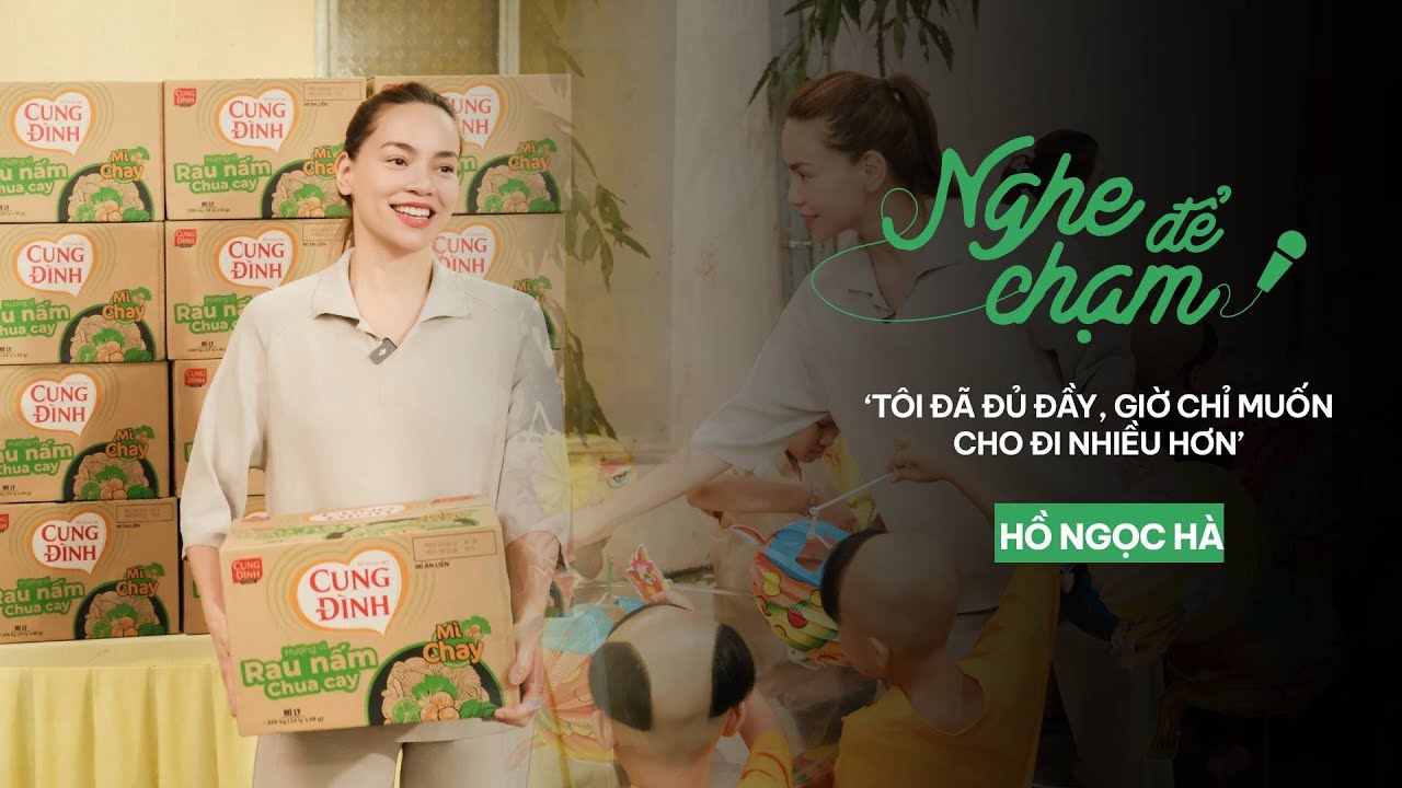 Hồ Ngọc Hà: 'Tôi đã đủ đầy, giờ chỉ muốn cho đi nhiều hơn' | Ngôi Sao VnExpress