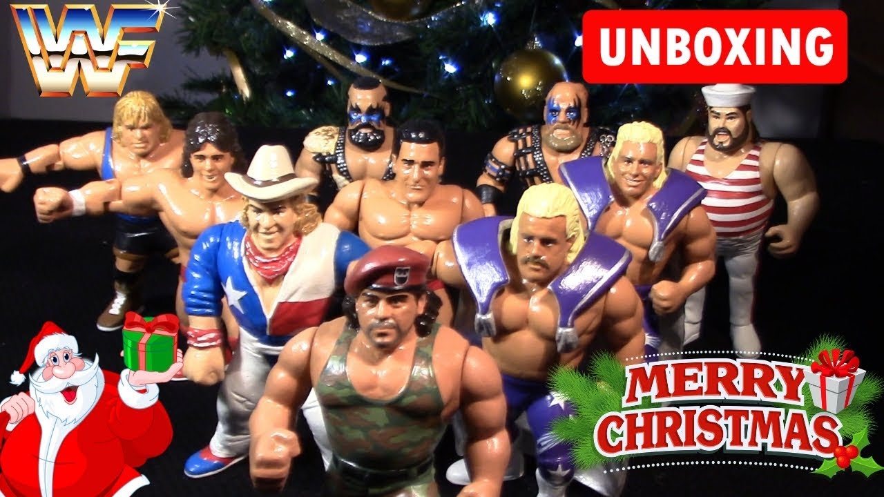Unboxing Huge Christmas Present - Unboxing WWF Hasbro Custom Wrestling Figures Collection Update