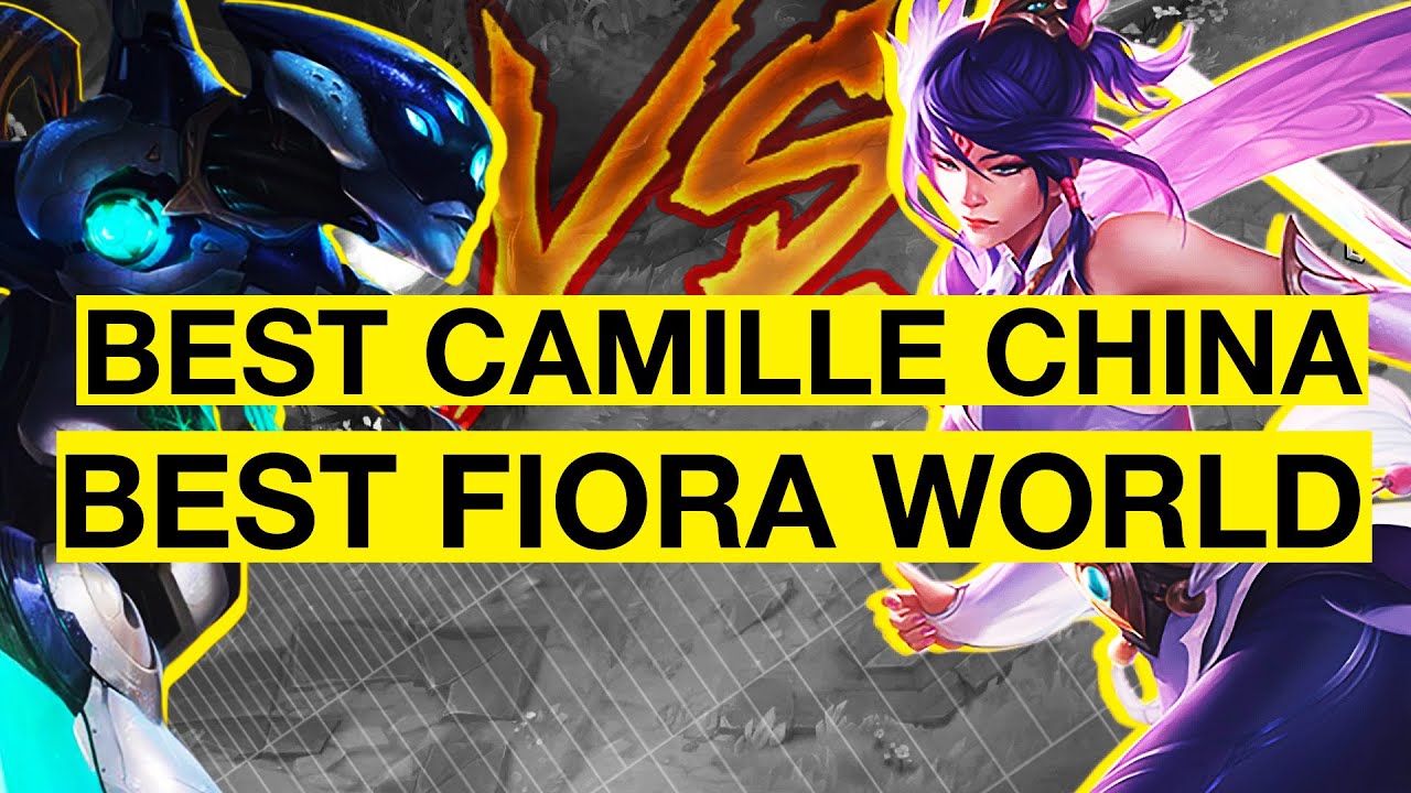JJKing Fiora vs. Luibai Camille WTF is this LEVEL 1?!