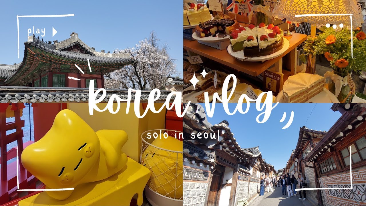 KOREA VLOG EP. 1 🇰🇷: seoul shopping & eating, bukchon hanok village, gyeongbokgung palace