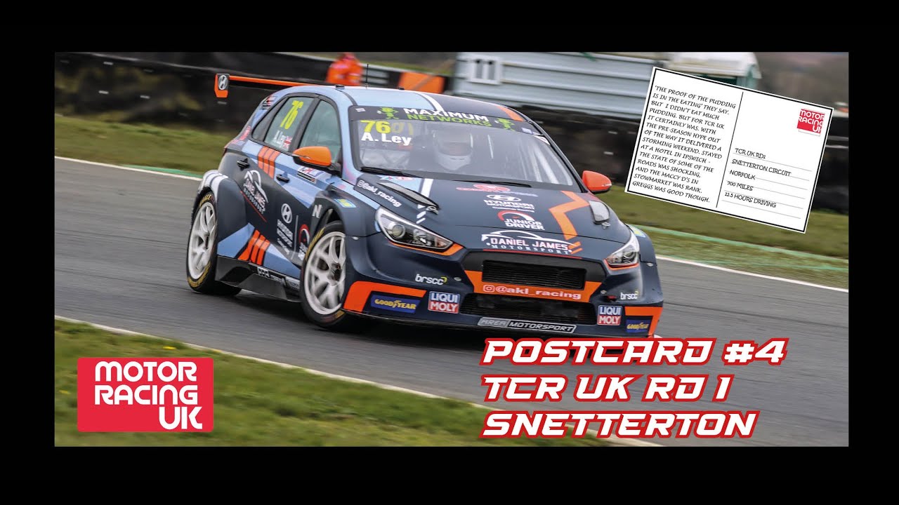 MOTORSPORT PHOTOGRAPHY 2023 - POSTCARD #4 - TCR UK RD1 SNETTERTON
