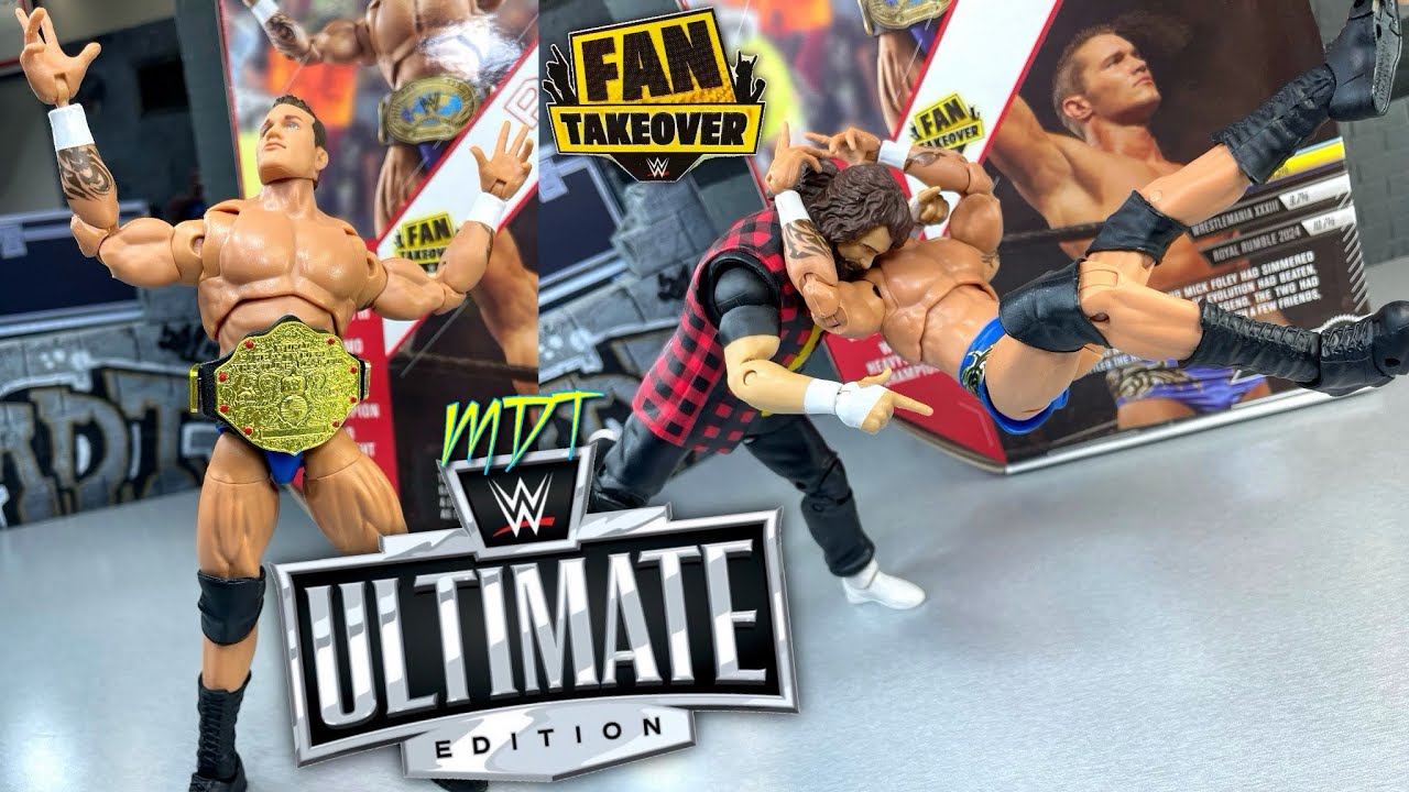 ОБЗОР ФИГУРКИ РЭНДИ ОРТОН WWE ULTIMATE EDITION FAN TAKEOVER!