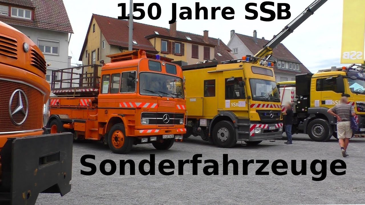 150 Jahre SSB 1868 - 2018 Sonderfahrzeuge Stuttgarter Stra&szlig;enbahnen