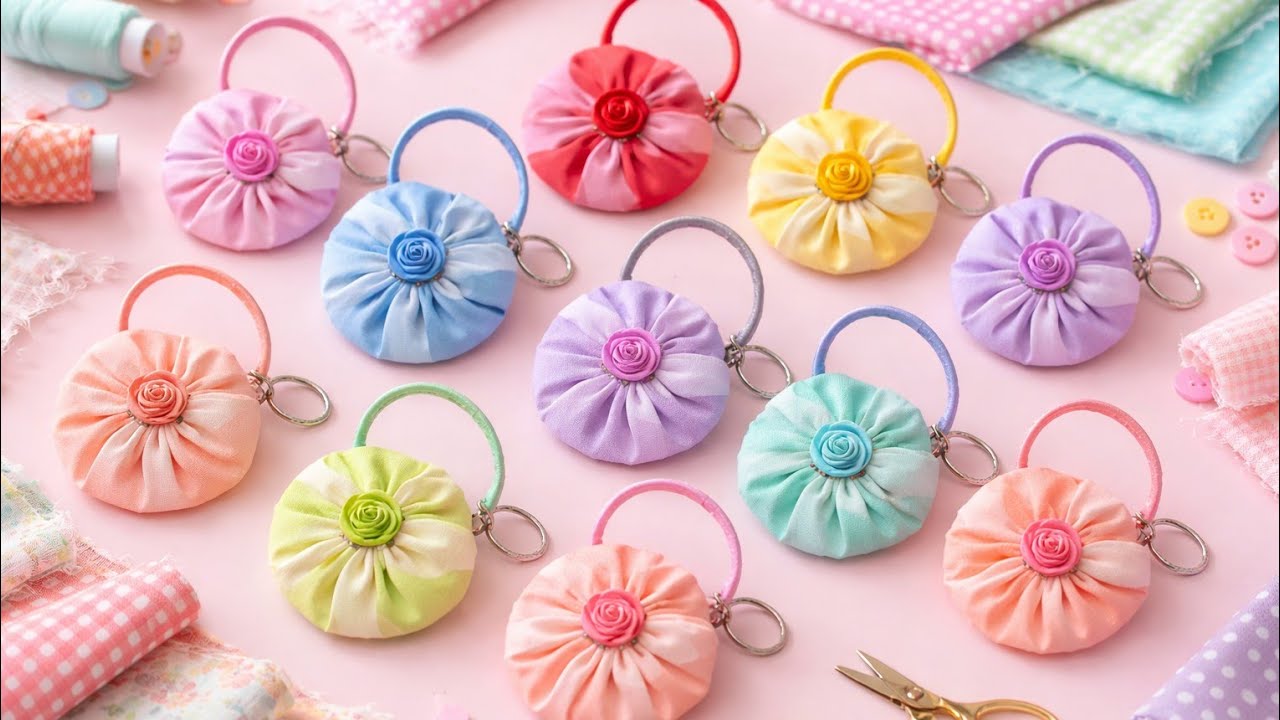 I sew them by hand, without using a sewing machine, and I sell them! It’s a great idea!