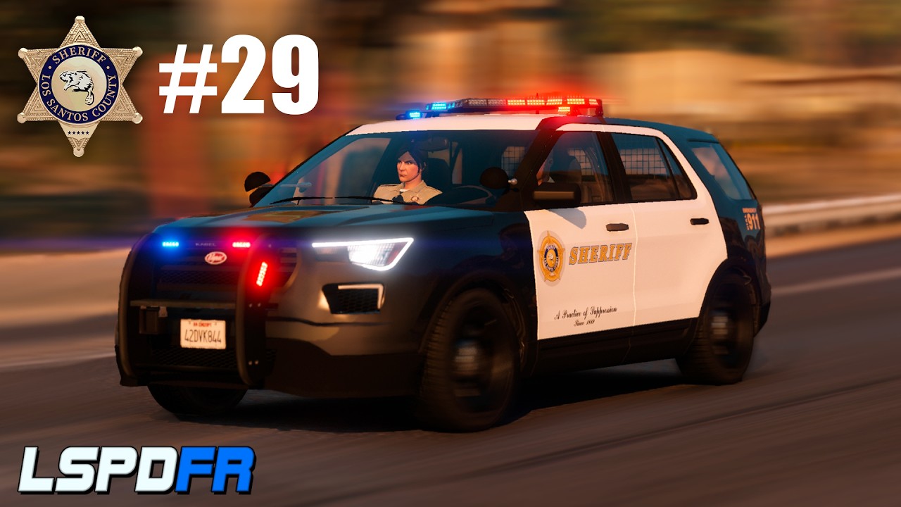 LSPDFR Lore-friendly | LSSD #29 - COUNTY HIGH SPEED PURSUITS - 2016 VAPID SCOUT