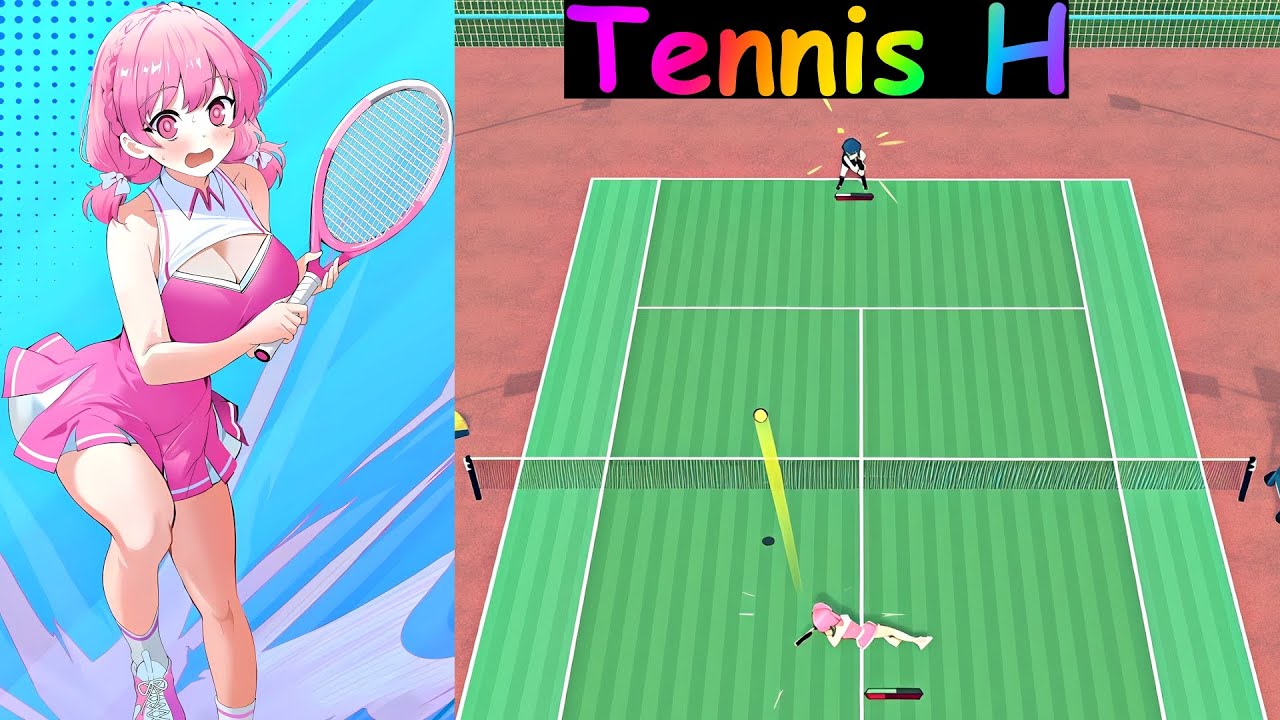 Academy Love Saga: Tennis Angels Gameplay