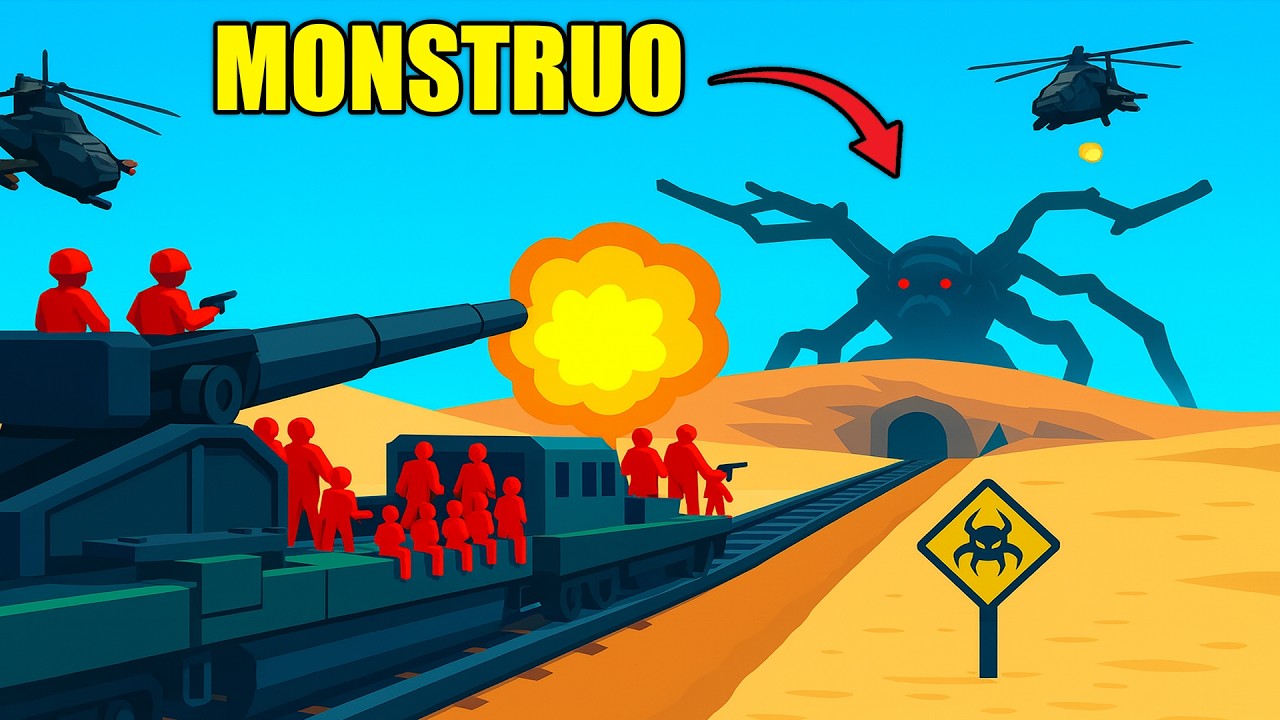 Escoltamos un TREN NUCLEAR para Detener el Apocalipsis en Ravenfield