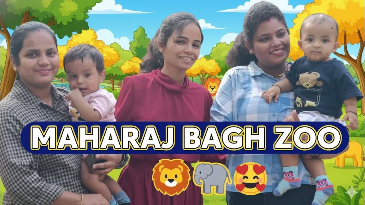 Maharaj bagh zoo Nagpur vlog/Girl living in Nagpur Maharashtra 