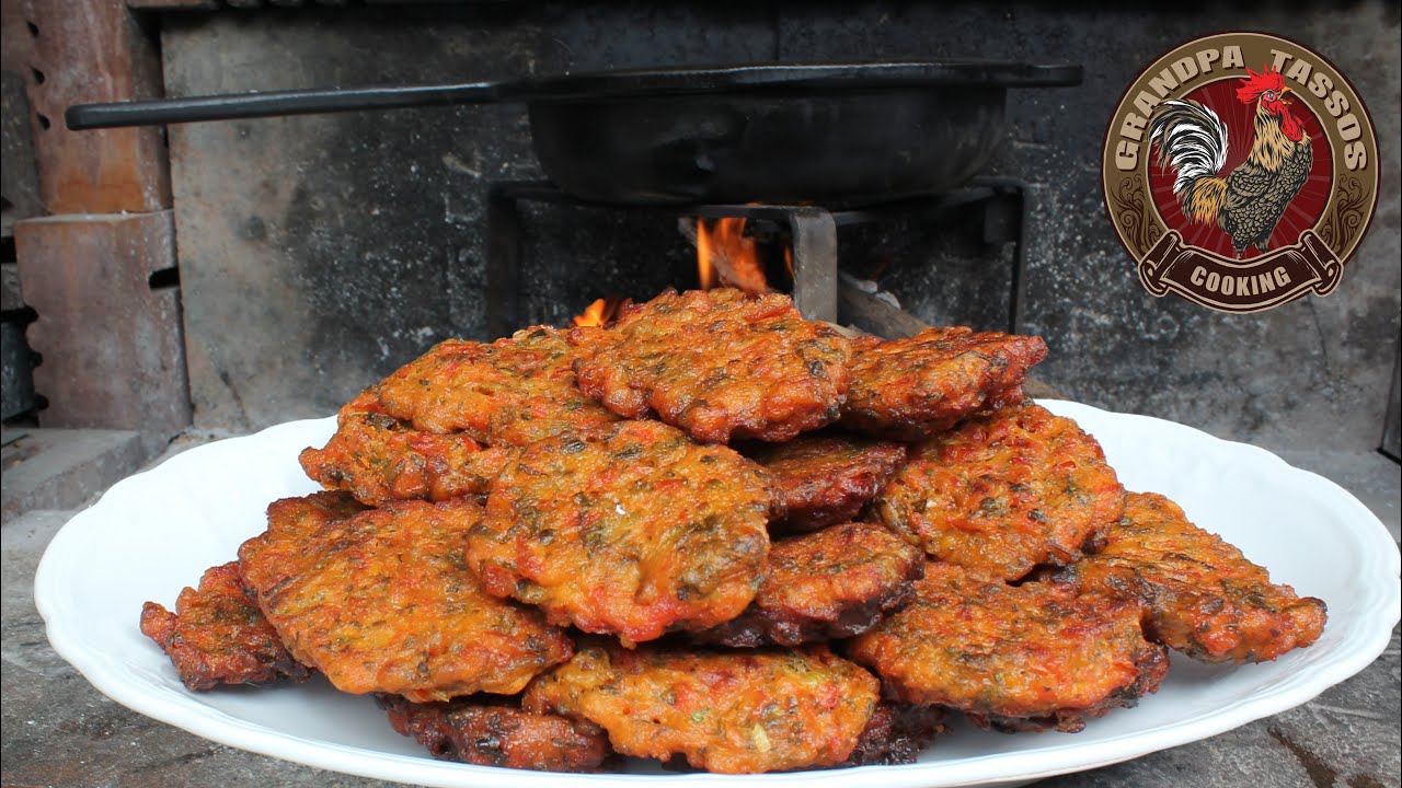 Греческие томатные котлеты - летнее блюдо - без мяса