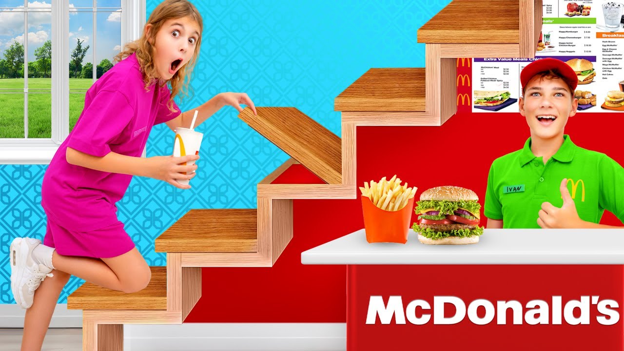 Zbudowaliśmy TAJNEGO McDonald&rsquo;sa w MOIM POKOJU!
