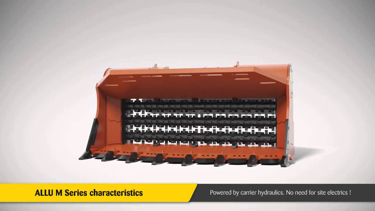 ALLU Transformer Screener Crusher - M-Series Animation