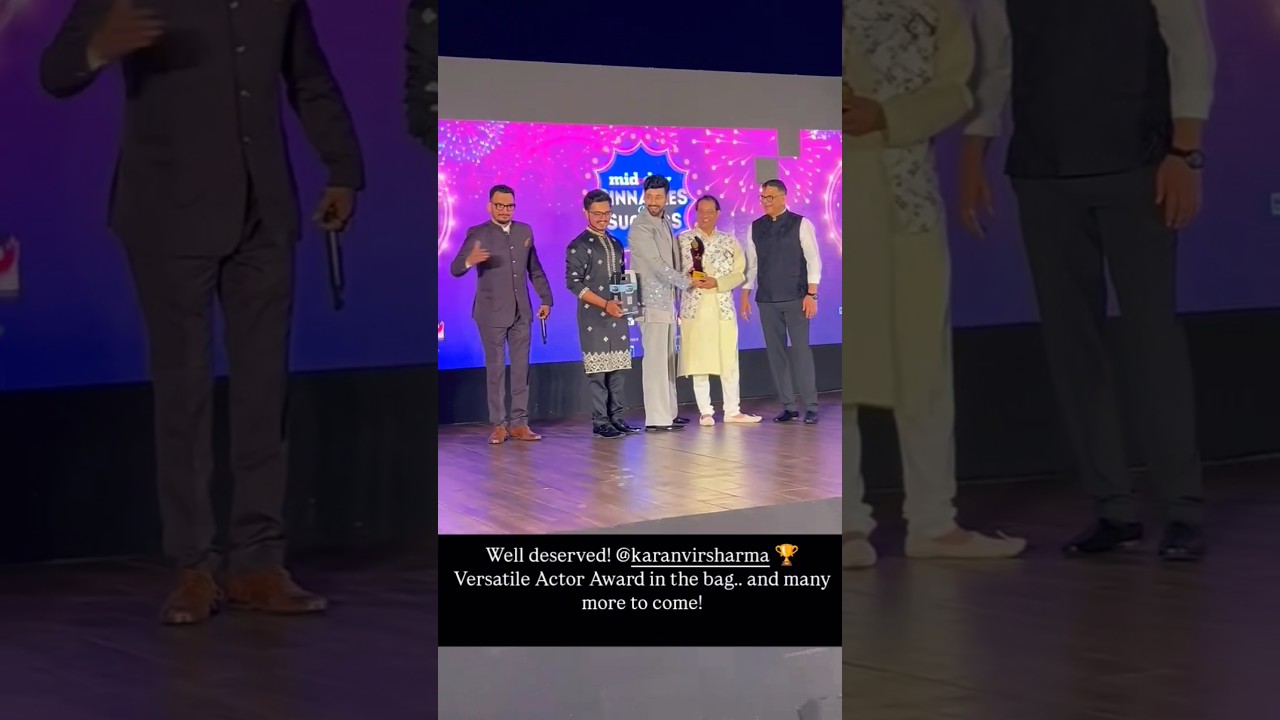 Congratulations KV for winning This Versatile Actor Award 💙🙌🏻 