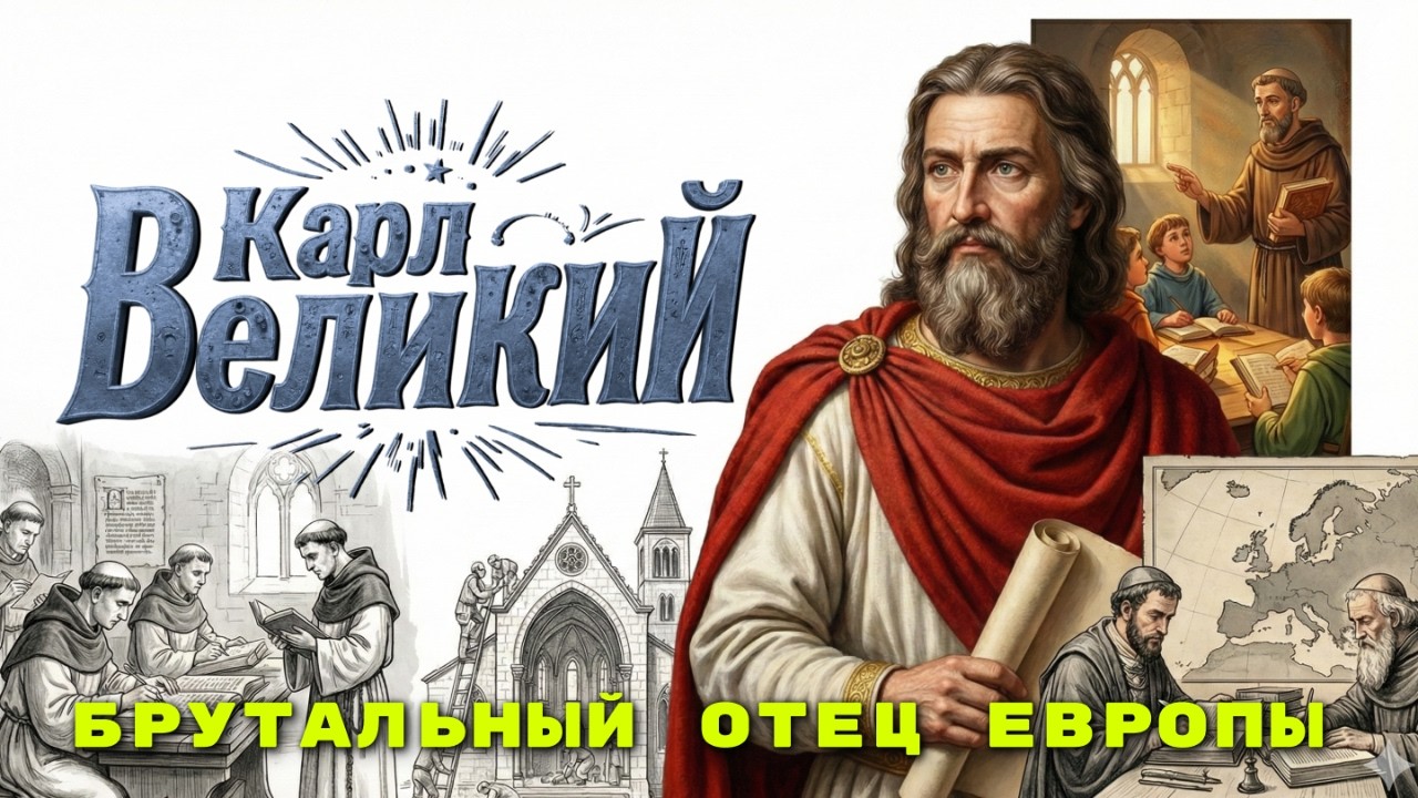 Карл Великий — объединение Европы после падения Рима | история на ночь