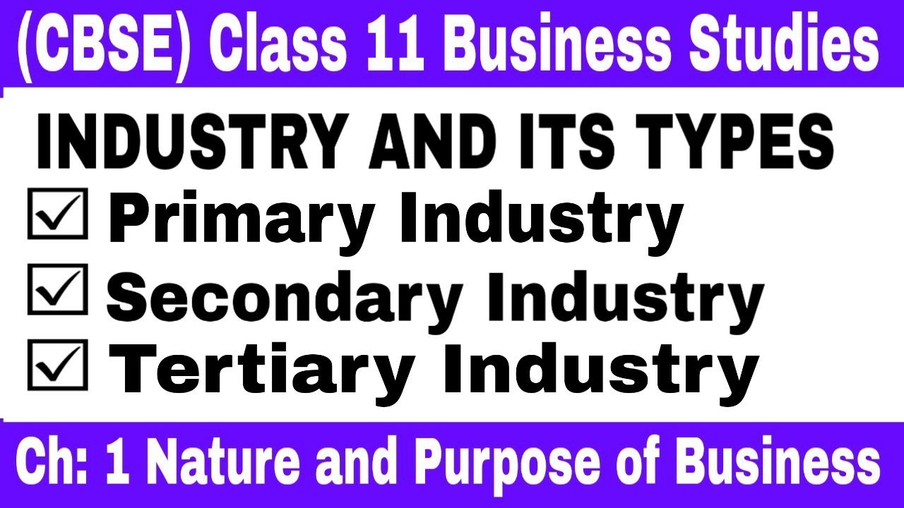 Video #8 || Industry and its Types || Class 11 Business Studies By Sunil Adhikari ||