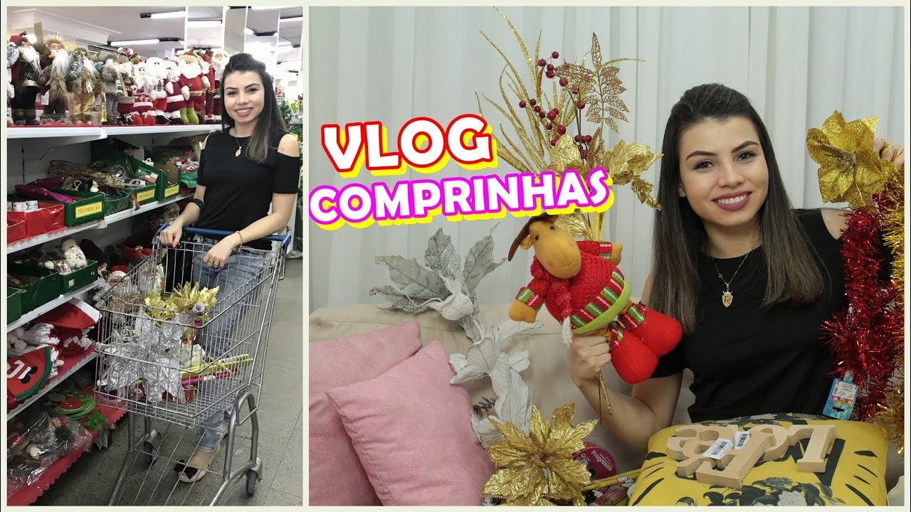 VLOG ACHADOS DE DECORAÇÃO DE NATAL + COMPRINHAS DE NATAL | PALOMA SOARES