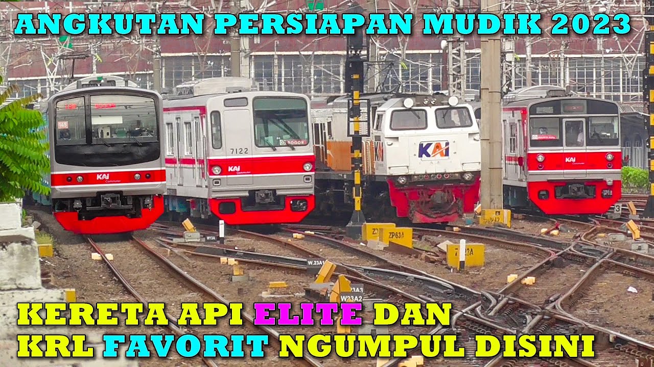 Kumpulan Kereta Api Elite & KRL Langka Menjelang Mudik 2023 : Ada Argo Dwipangga,Taksaka,TM,JR,Tokyu