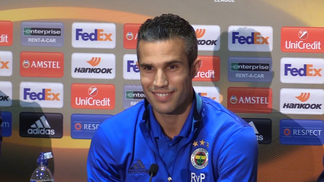 Robin van Persie Full Pre-Match Press Conference - Manchester United v Fenerbahce - Europa League
