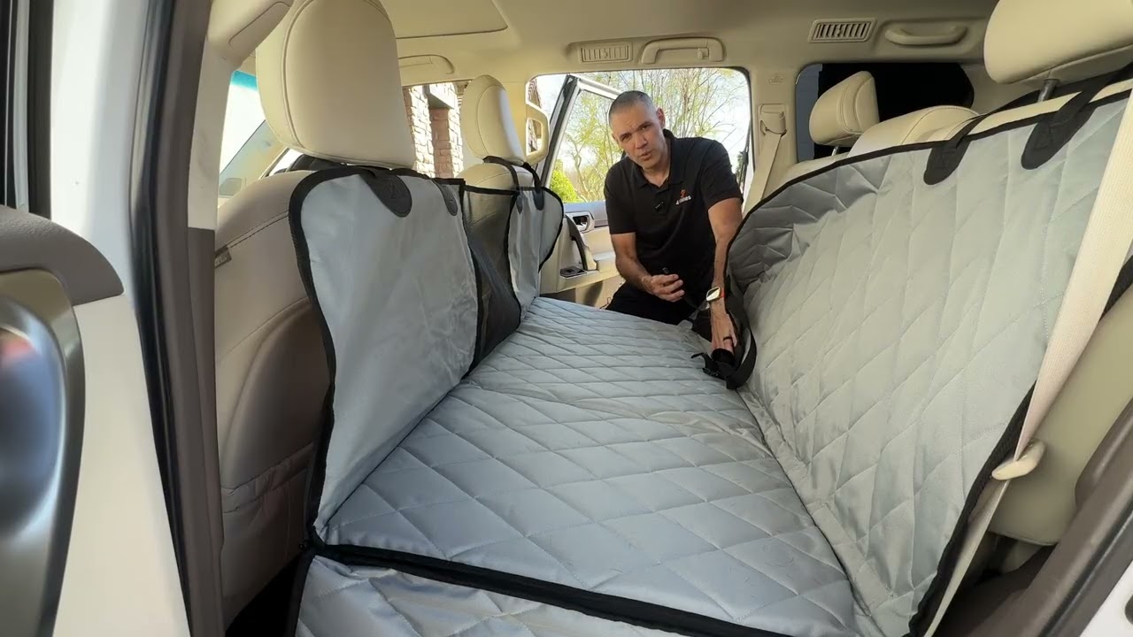 4Knines Hard Bottom Seat Extender: Ultimate Backseat Protection for Dogs