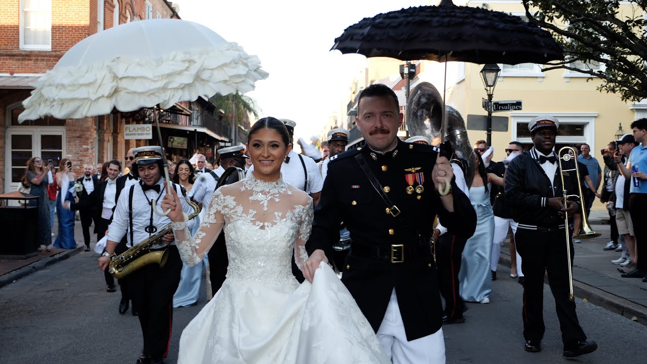 A New Orleans Wedding Secondline Parade