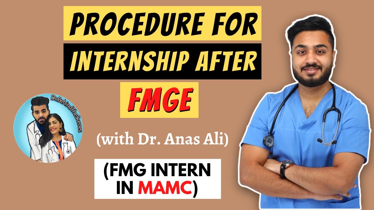 What to do after FMGE | INTERNSHIP CRITERIA | DELHI Internship | with Dr. Anas Ali (Intern in MAMC)