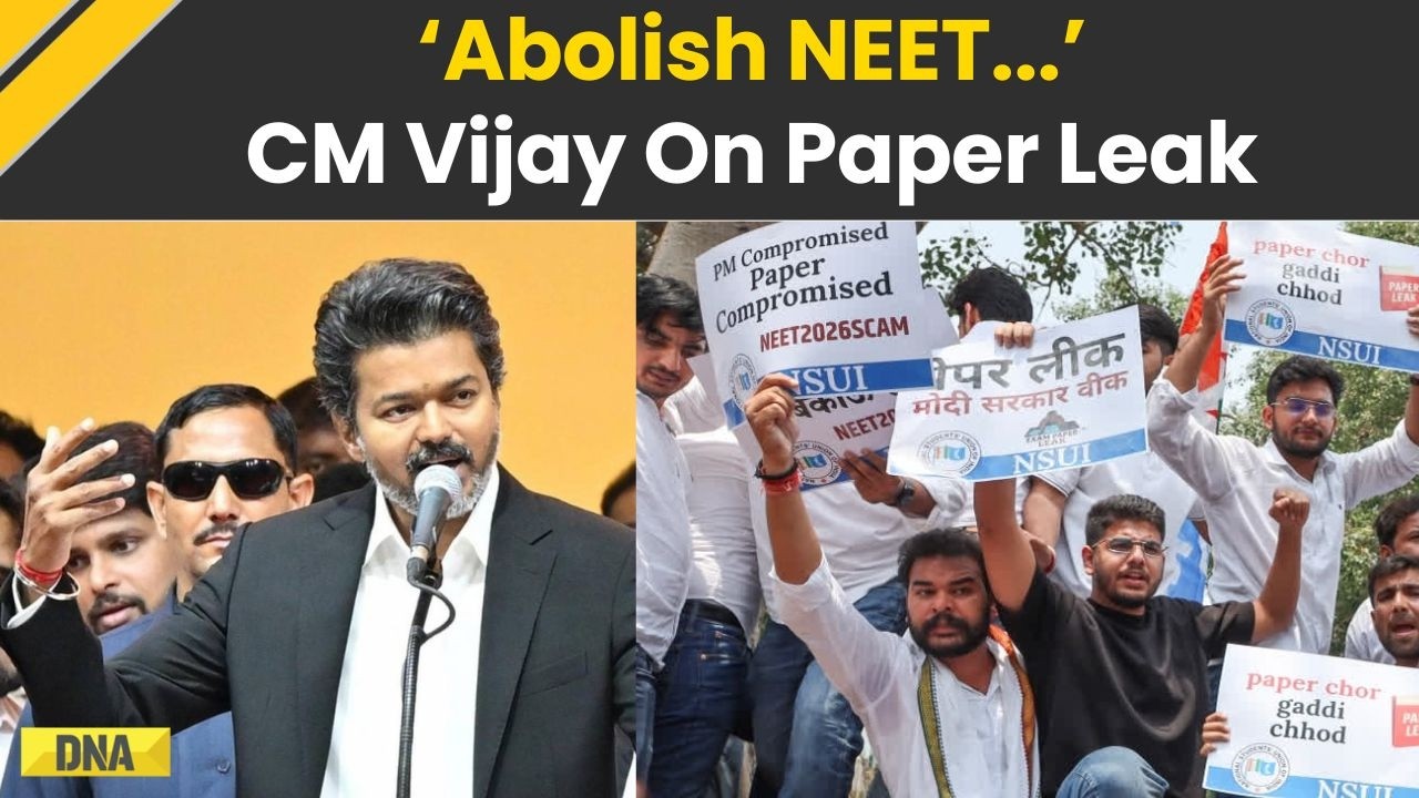 NEET Leak: Tamil Nadu CM Vijay Slams &lsquo;Structural Flaws&rsquo; Amid Paper Leak Row, Demands NEET Abolition