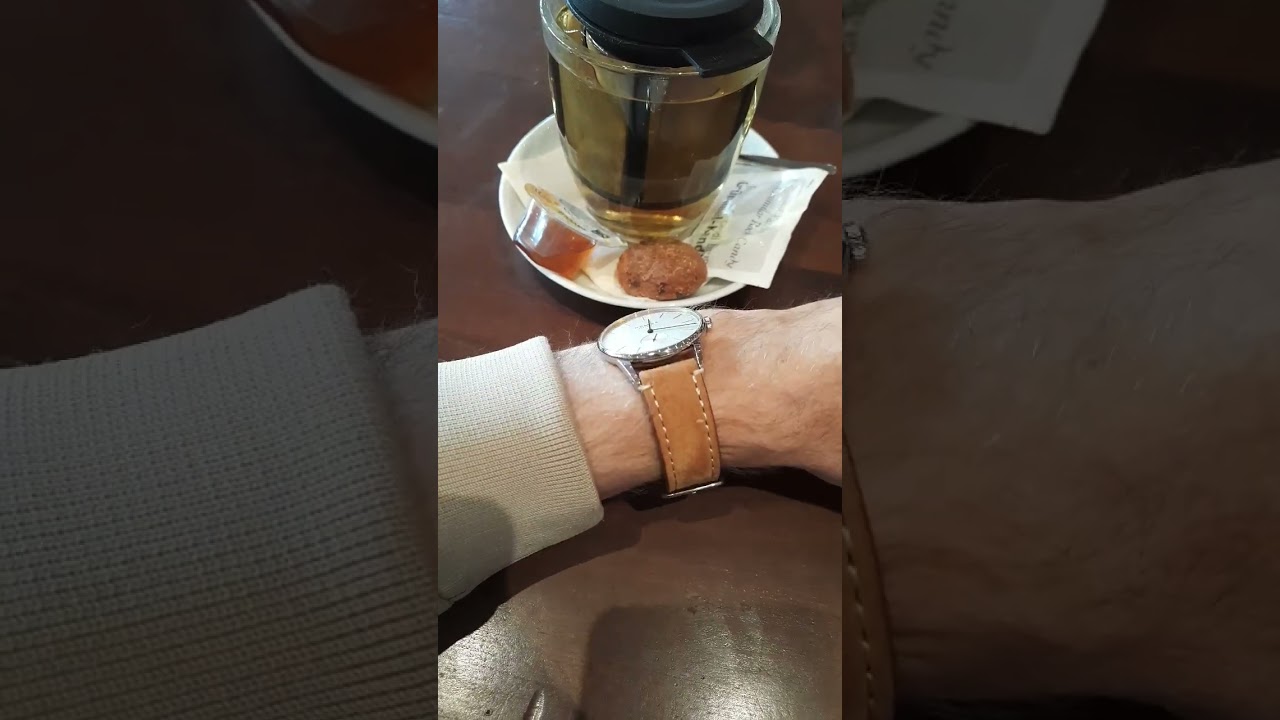 Nomos Orion on the Suede Leather strap from OhMyStrap!