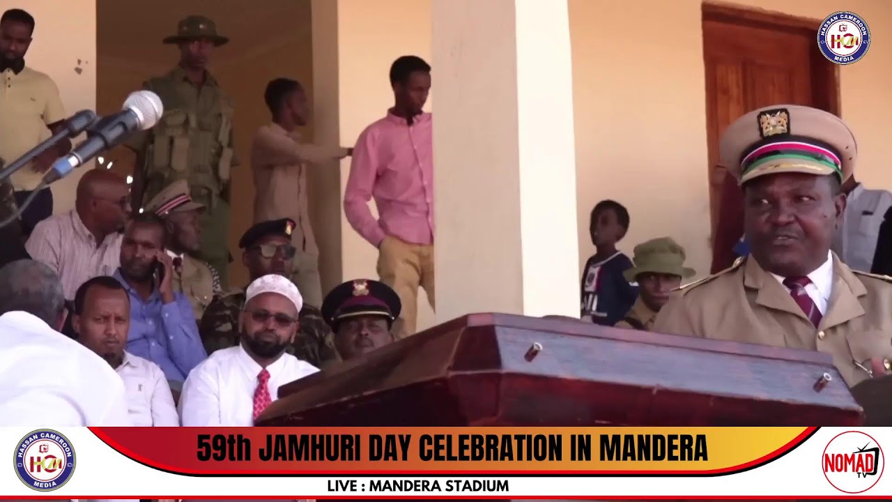 LIVE : JAMHURI DAY CELEBRATION IN MANDERA STADIUM.