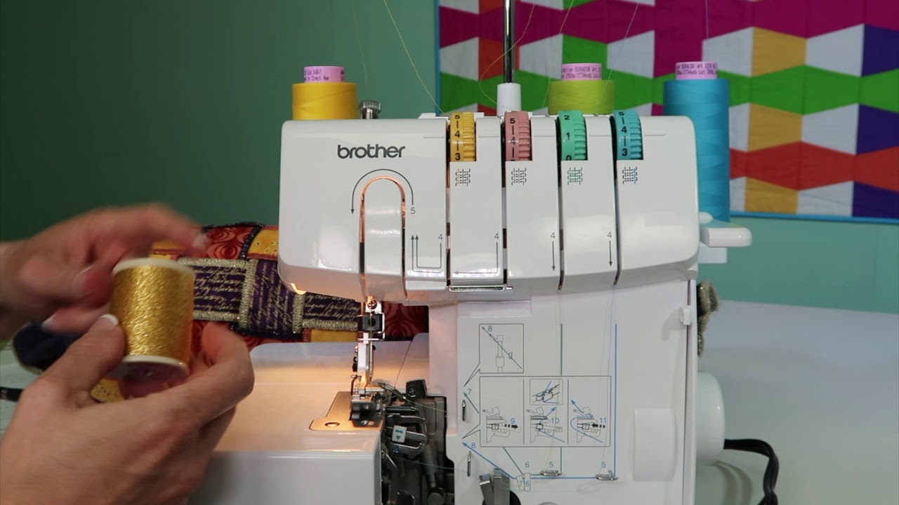 Brother 1034D Serger 24 Decorative Threads