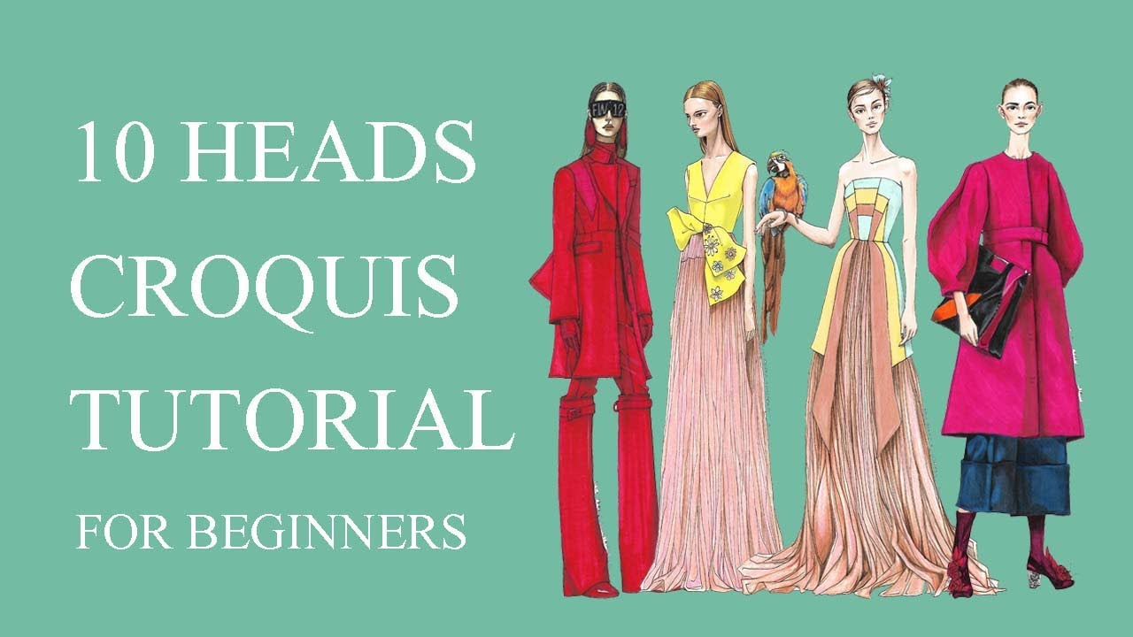 Easy 10 Head Fashion Figure for Beginners
