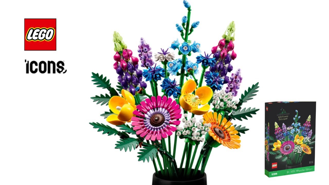 Lego Icons 10313 Wildflower Bouquet Speed Build