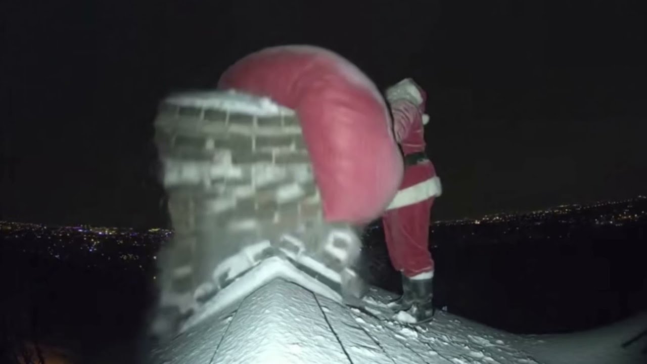 🎅 CCTV: Санта был пойман — Эти моменты не предназначались для просмотра
