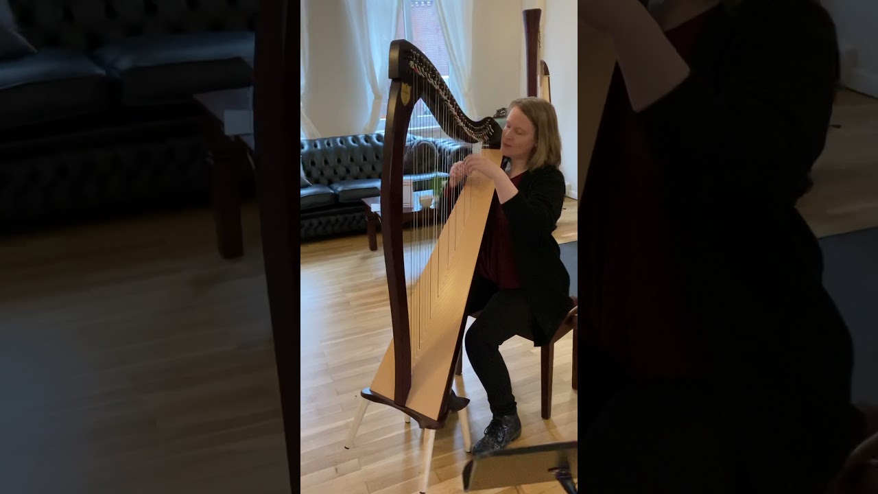 &bdquo;Fading Sunlight&ldquo; on Lyon and Healy Drake harp, soundexample, Kristine Warmhold