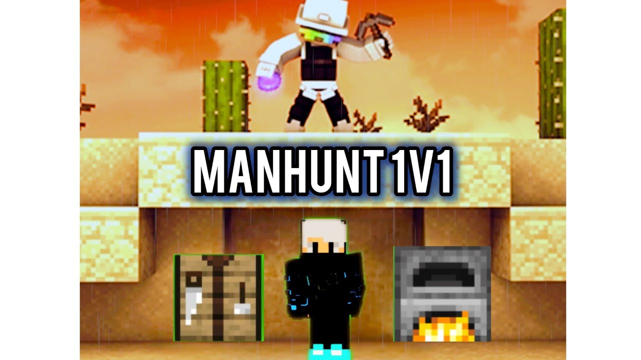 MCPE SPEEDRUNNER VS HUNTER