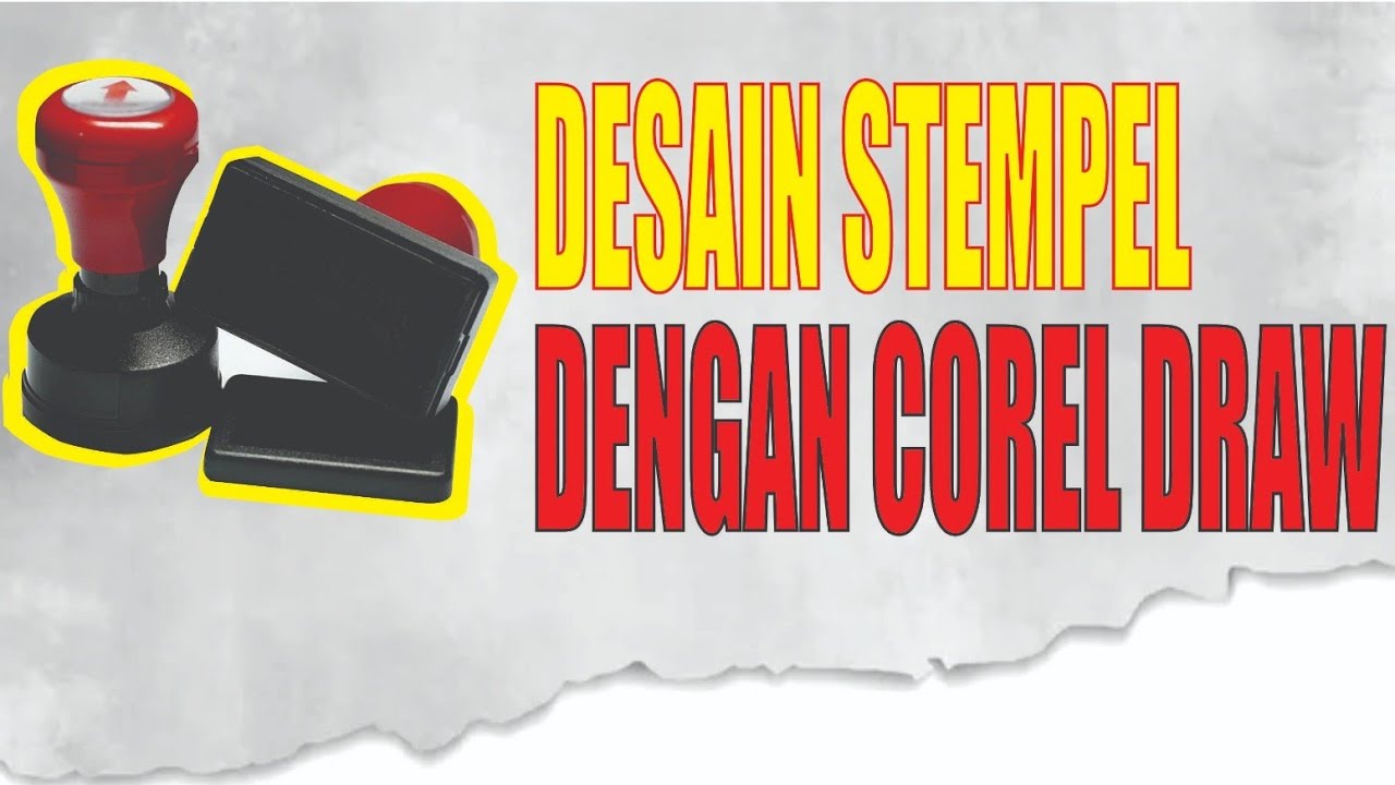 Cara desain stempel flash di Corel draw